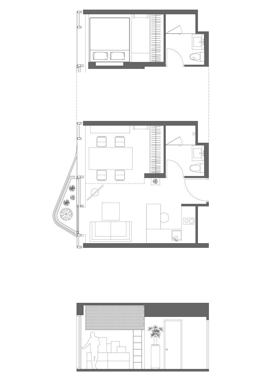 Mini Treehouse Residence di NC Design & Architecture | Locali abitativi