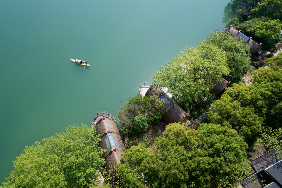 Boat Rooms on the Fuchun River de The Design Institute of Landscape and Architecture China Academy of Art | Hoteles