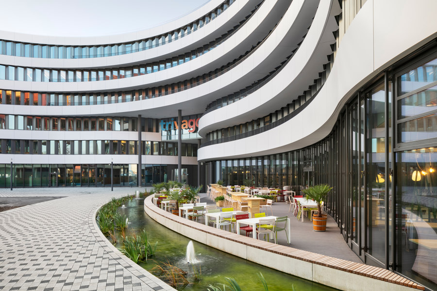 trivago Headquarter, Düsseldorf de slapa oberholz pszczulny | sop architekten | Edificio de Oficinas