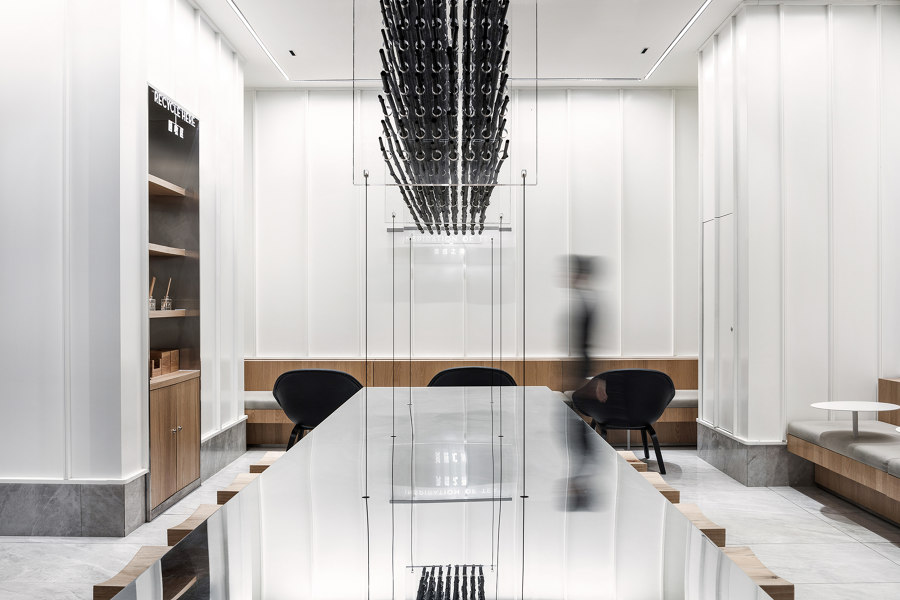 HEYTEA at Zhengzhou Grand Emporium de MOC Design Office | Intérieurs de café