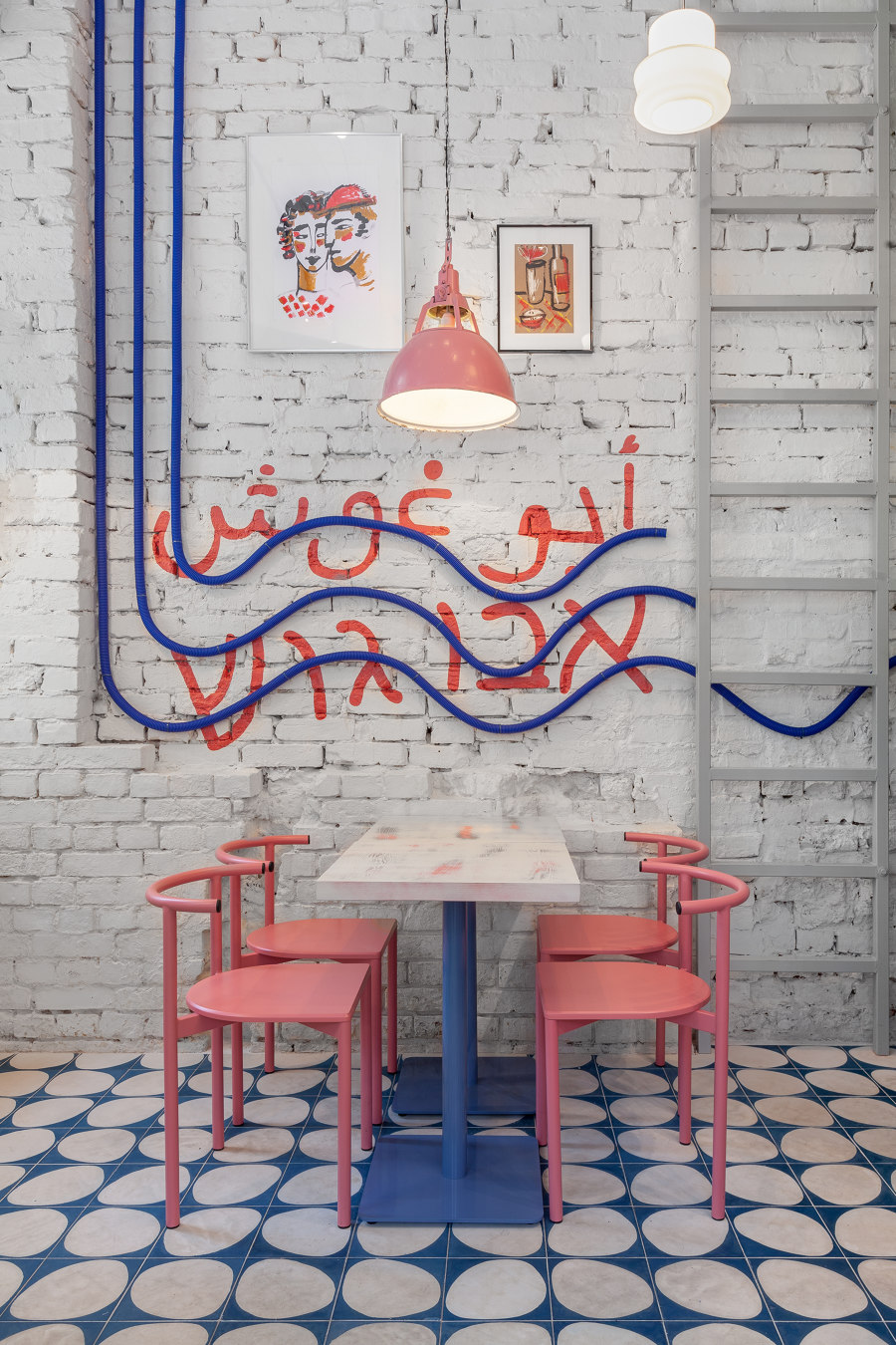 Abu Ghosh de Studio SHOO | Intérieurs de restaurant