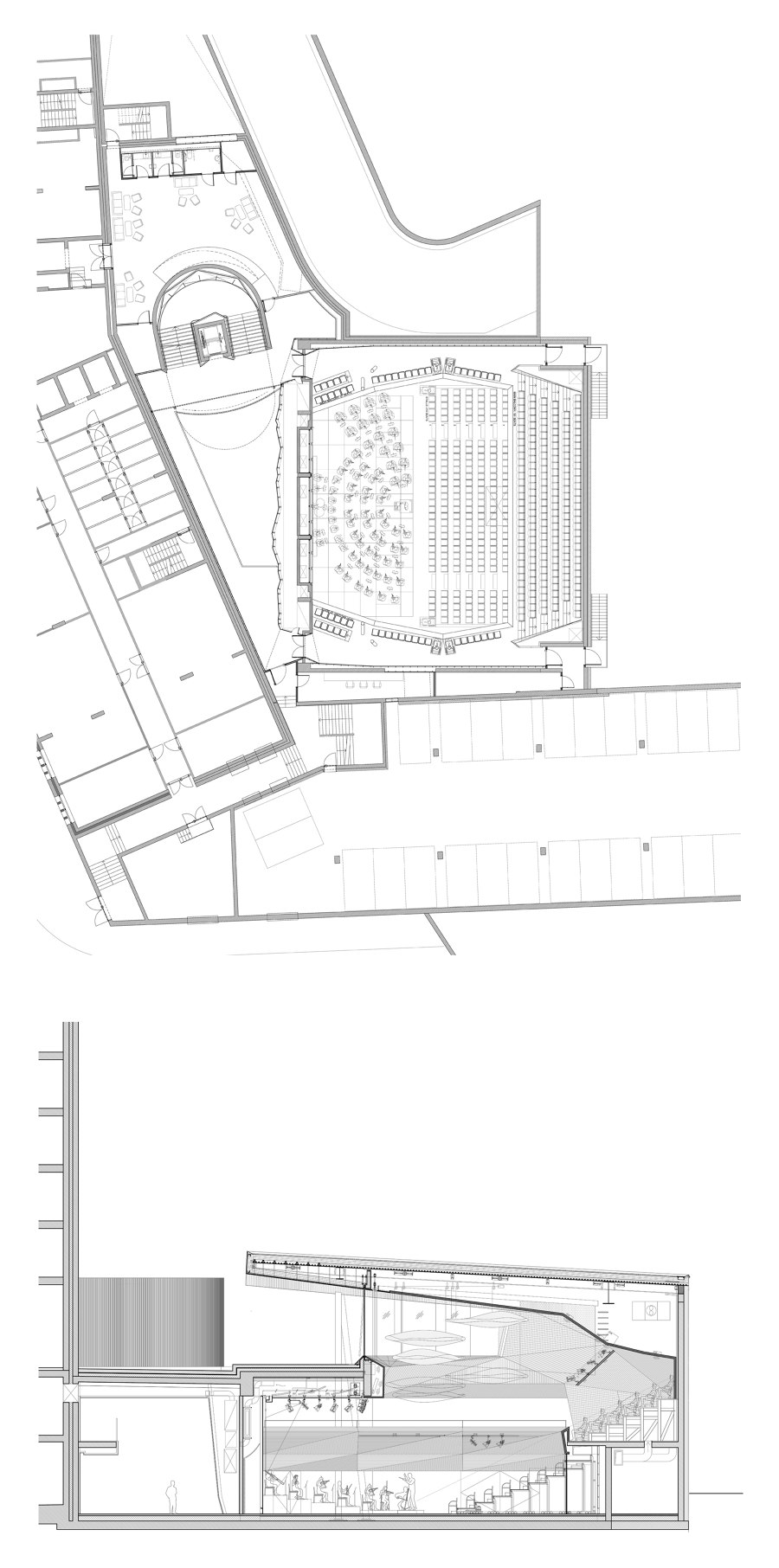 Andermatt Concert Hall de Studio Seilern Architects | Halles de concert