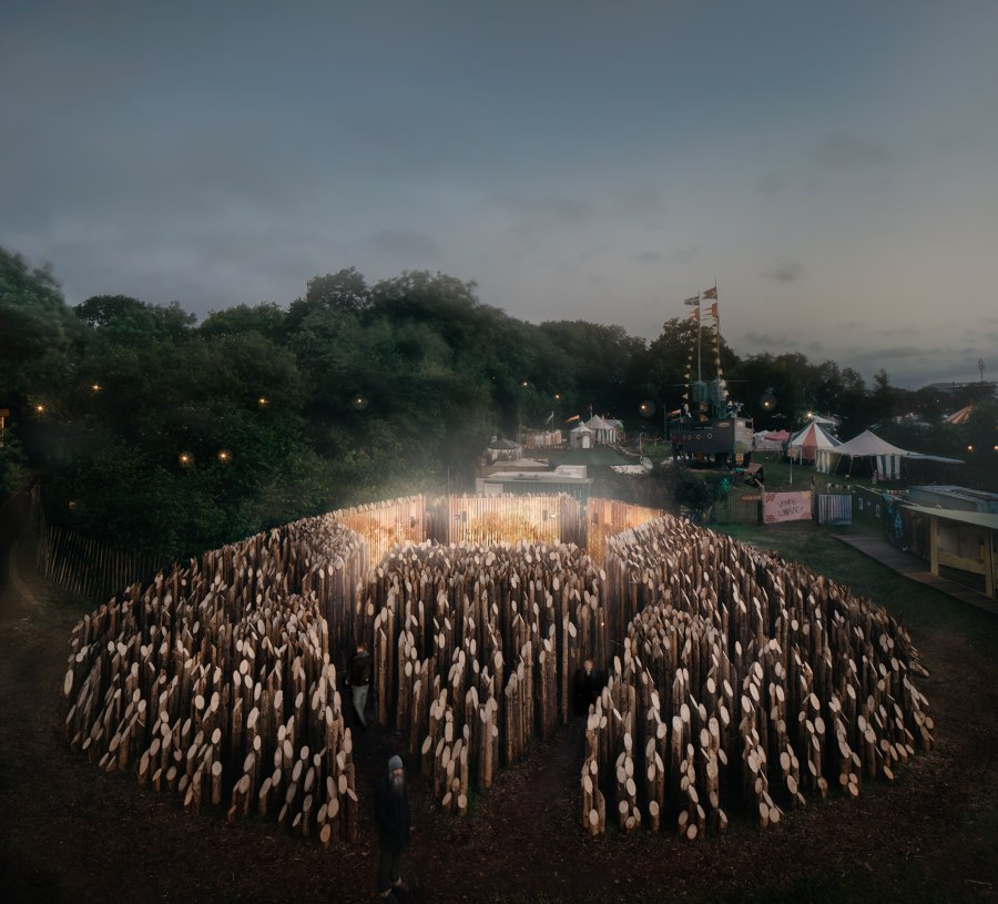 BEAM at Glastonbury Festival 2019 by Wolfgang Buttress | Installations