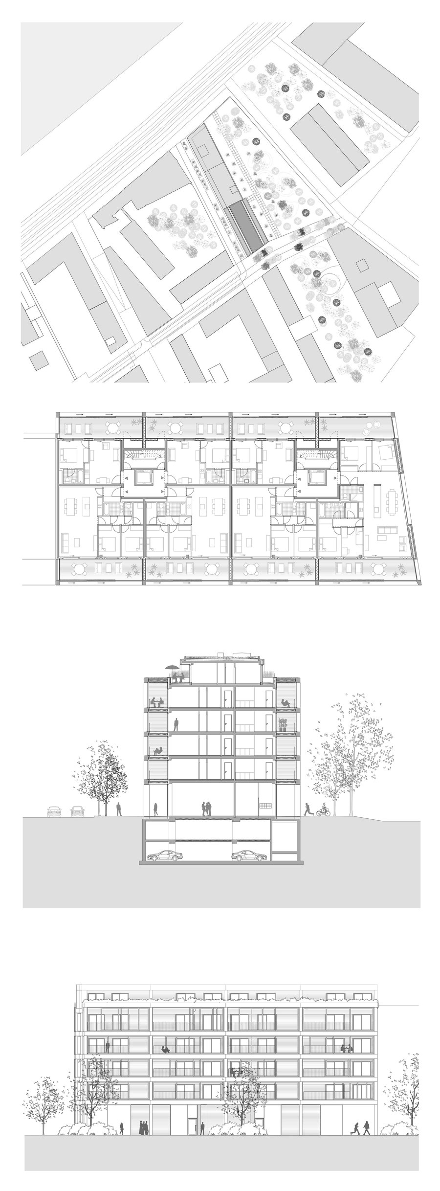 Nieuw Zuid Housing di Atelier Kempe Thill | Case plurifamiliari