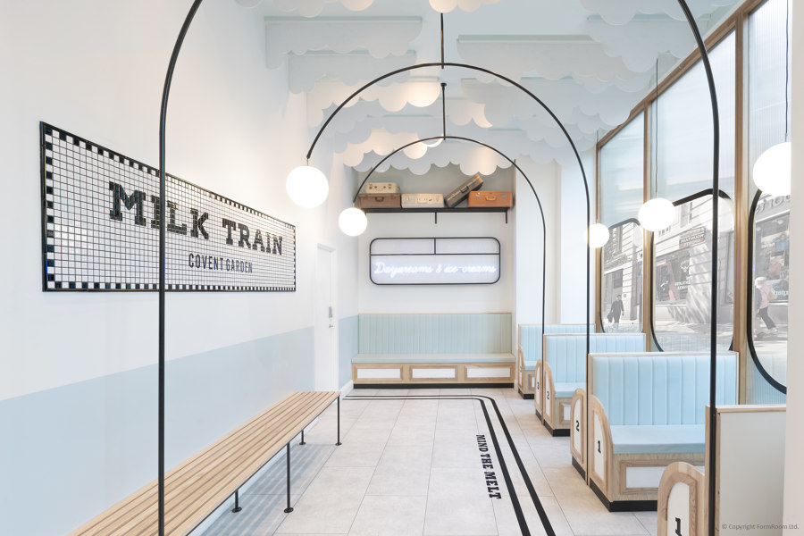 Milk Train de FormRoom | Intérieurs de café