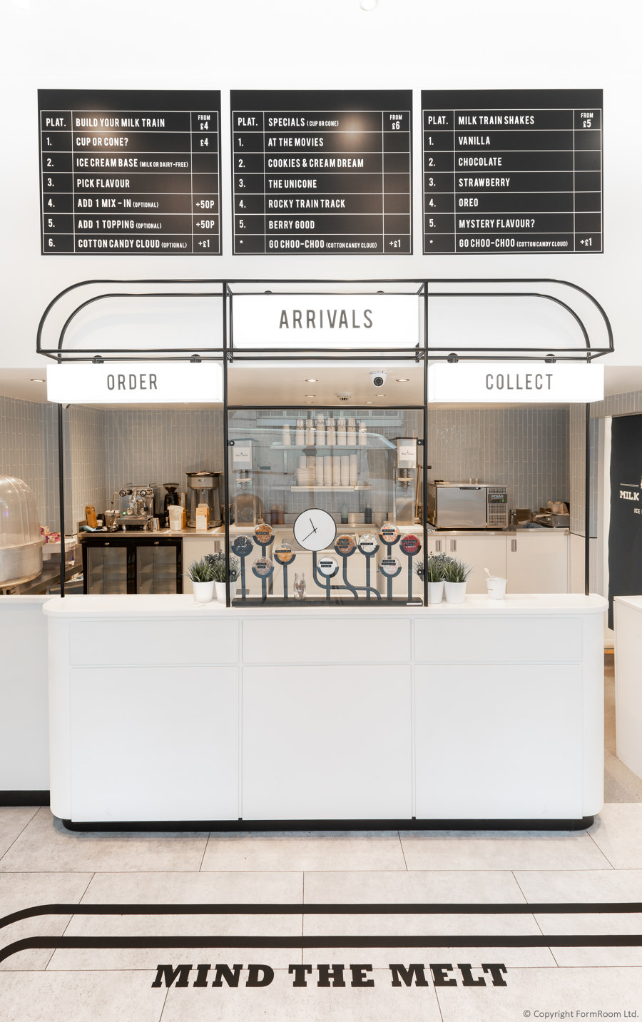 Milk Train von FormRoom | Café-Interieurs