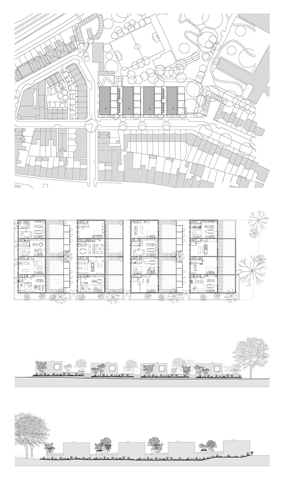 Spijkerkwartier Housing de Atelier Kempe Thill | Urbanizaciones