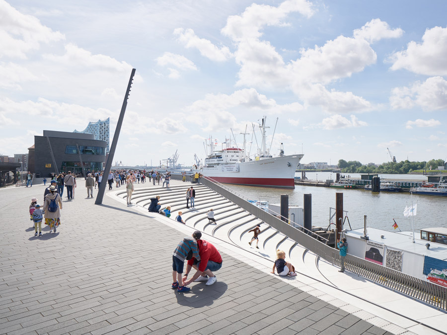 Niederhafen River Promenade de Zaha Hadid Architects | Infrastructure buildings