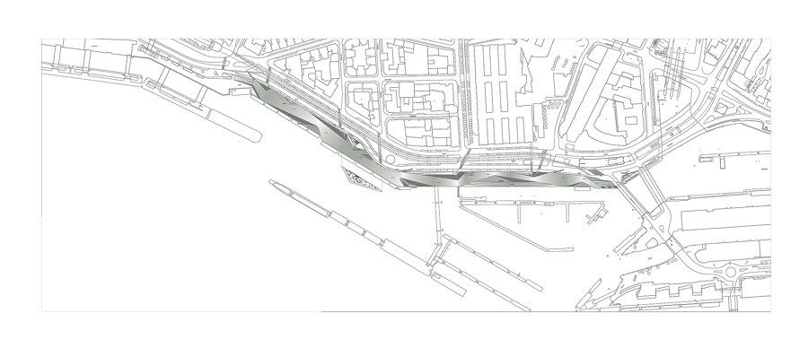 Niederhafen River Promenade de Zaha Hadid Architects | Infrastructure buildings