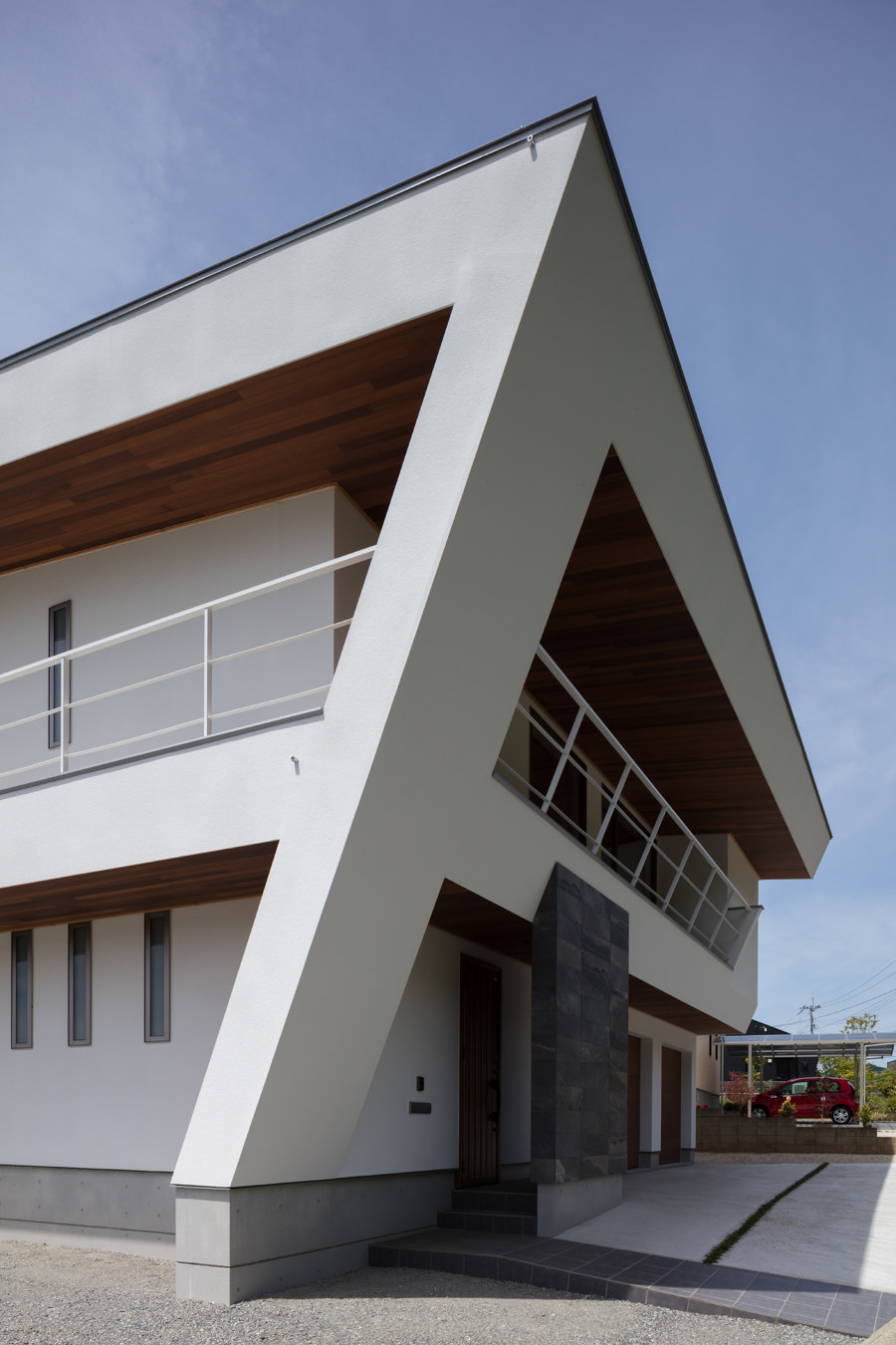 N12 House / Garage House With A Migratory Terrace de Architect Show | Maisons particulières