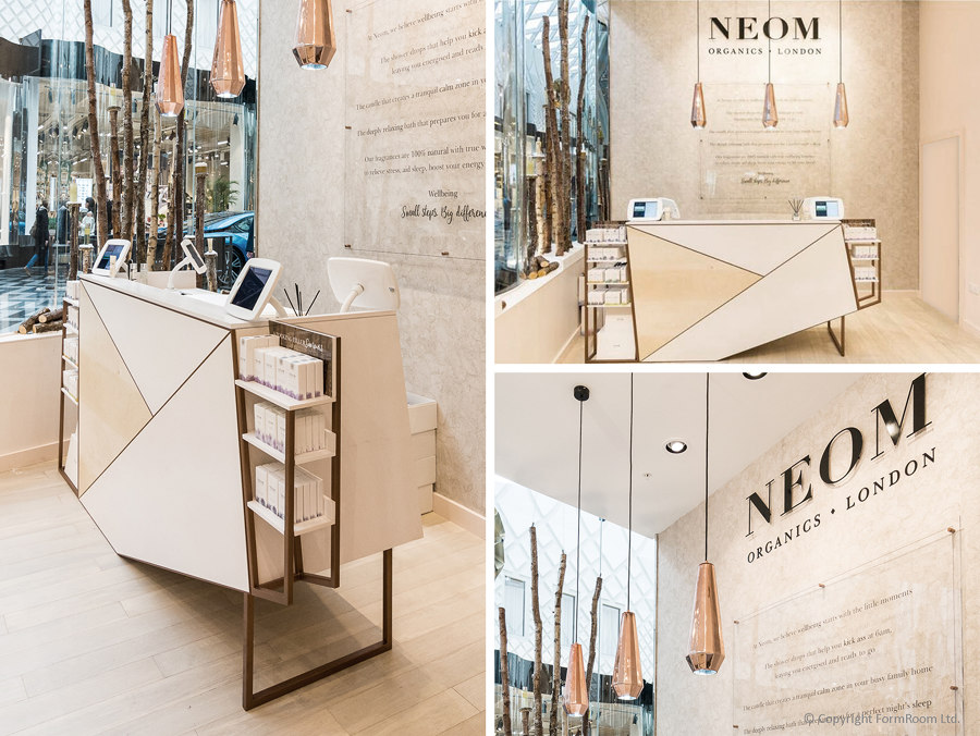 Neom Organics de FormRoom | Diseño de tiendas