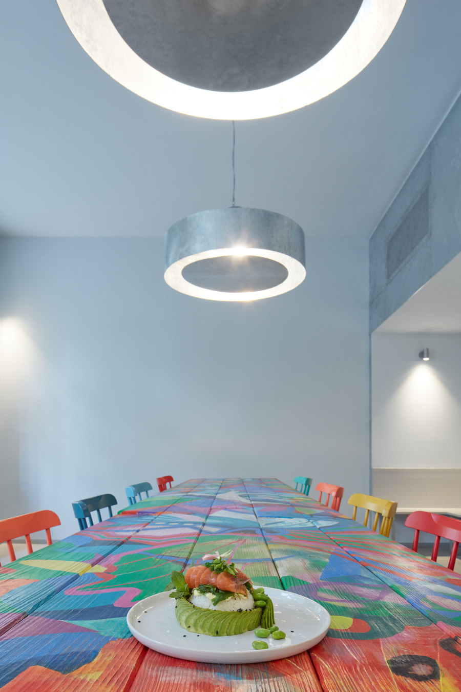 Restaurant Avocado Gang de Mimosa Architekti | Diseño de restaurantes