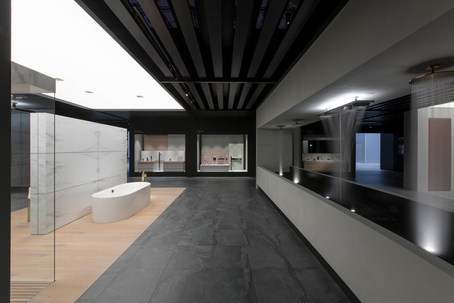 ArsRatio floor system AR18 for the Hansgrohe Group at the ISH de ArsRatio | Références des fabricantes