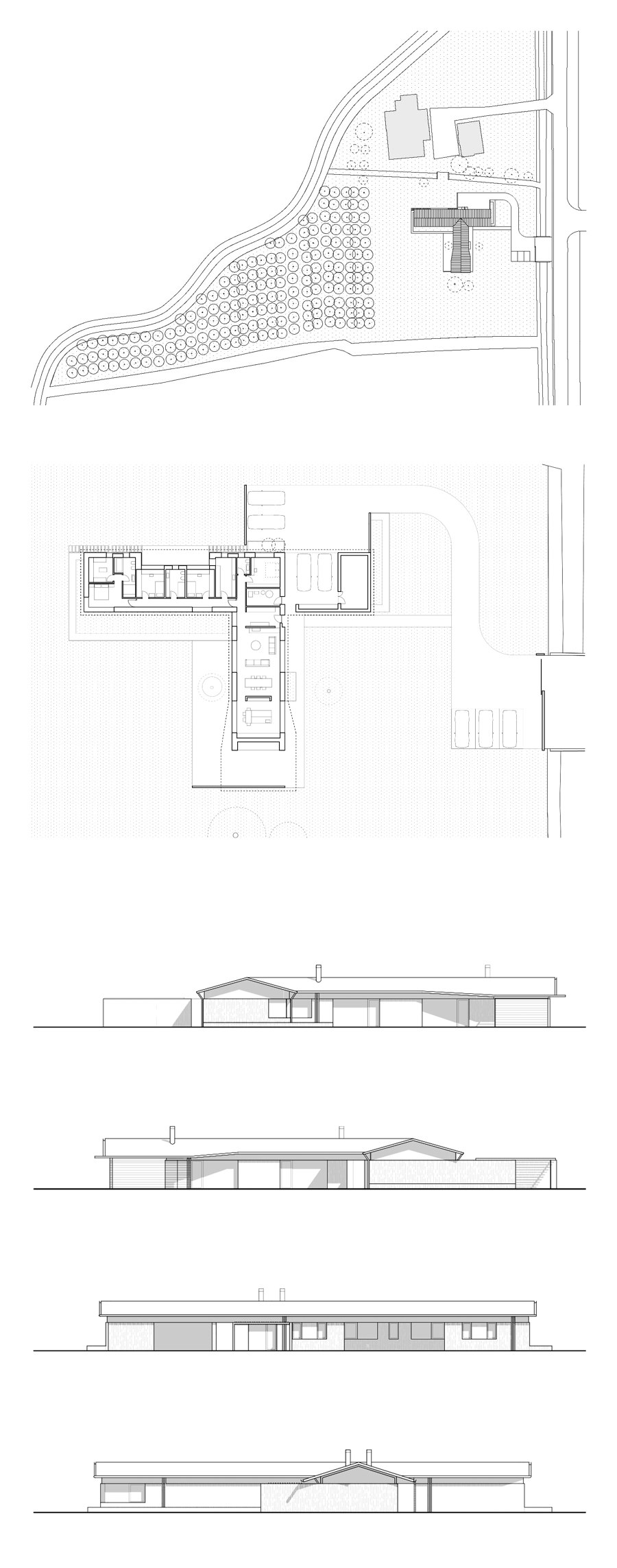 110_House in the poplar di MIDE architetti | Case unifamiliari