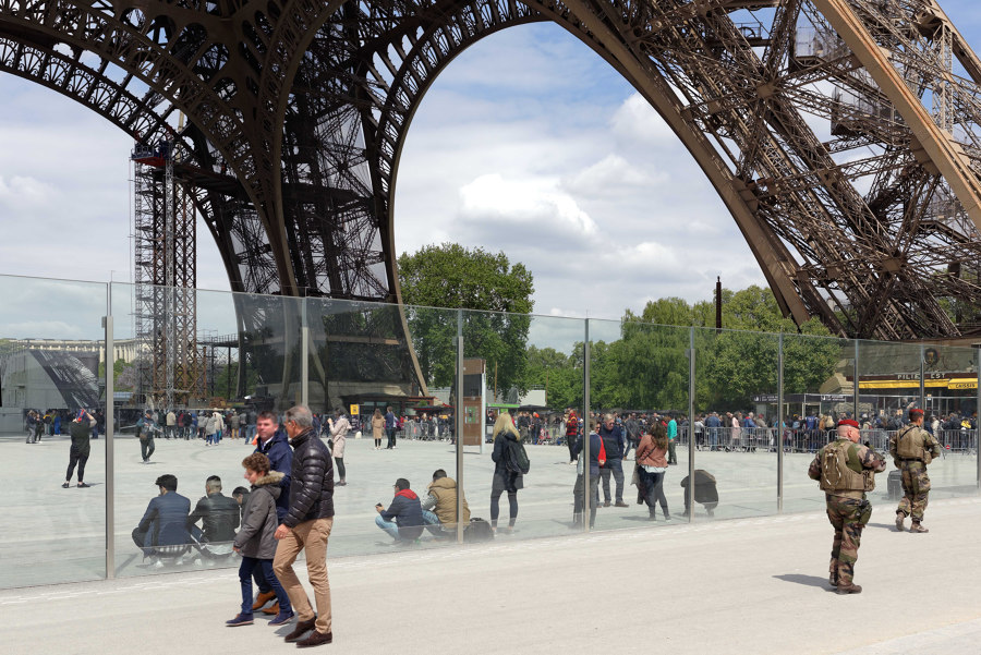 Eiffel Tower Transparency and Security von Dietmar Feichtinger Architectes | Infrastrukturbauten
