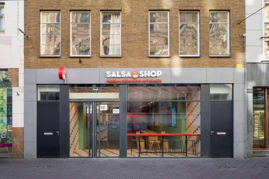 Salsa Shop von Ninetynine | Restaurant-Interieurs