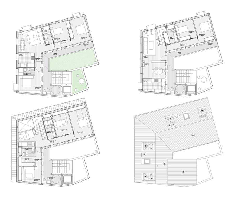 Maragato lofts by AQSO Arquitectos | Apartment blocks