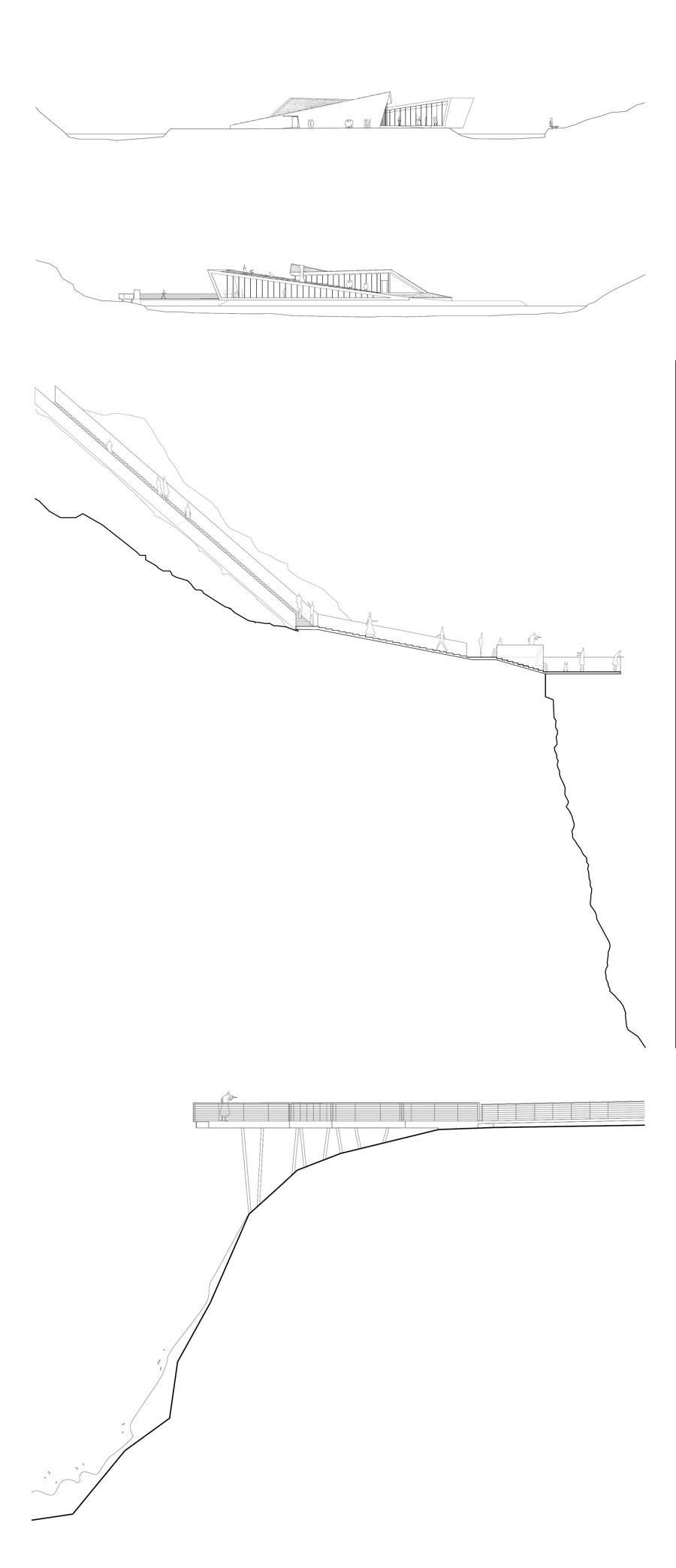 Trollstigen National Tourist Route von Reiulf Ramstad Arkitekter | Denkmäler/Skulpturen/Aussichtsplattformen