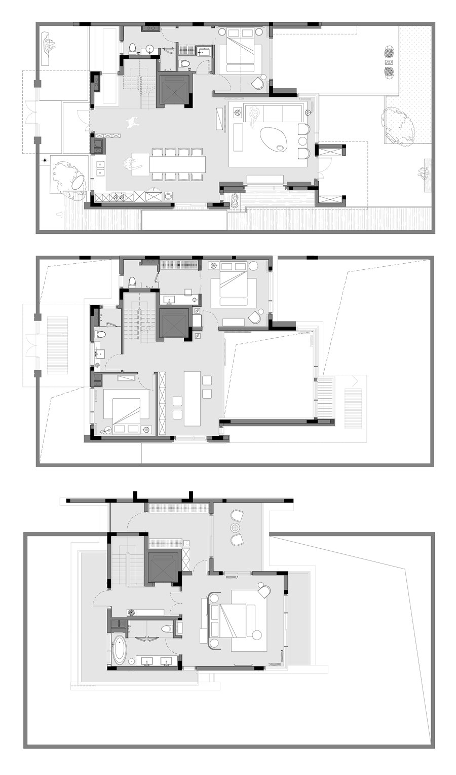 POLY • THE LANDSCAPE MANSION Model Villa von ONE-CU Interior Design Lab | Wohnräume