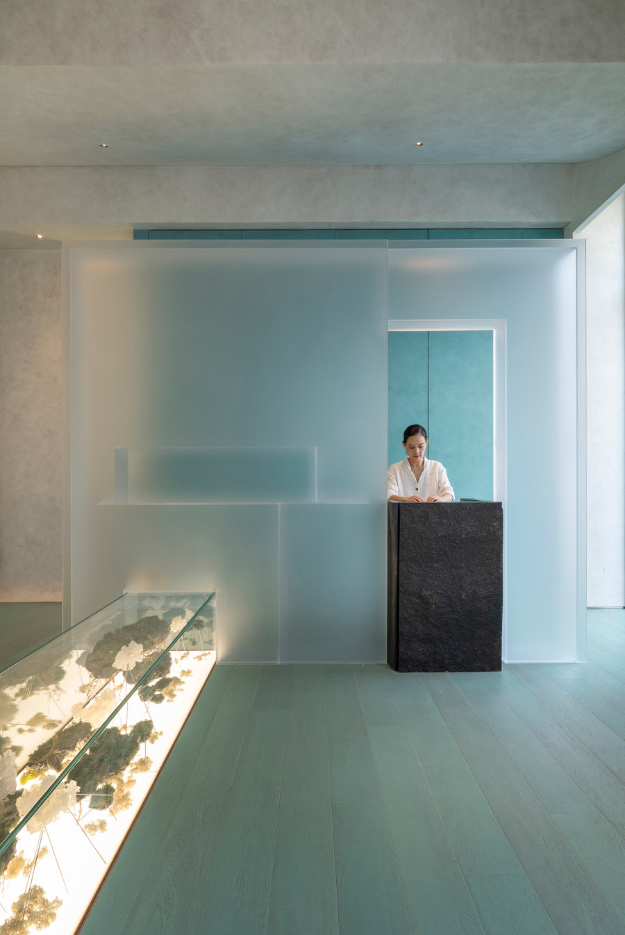 Exhibition of Frozen Time by Waterfrom Design | Spa facilities
