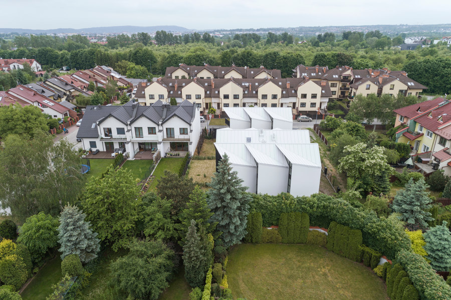 Houses with Gills de Superhelix Pracownia Projektowa | Immeubles