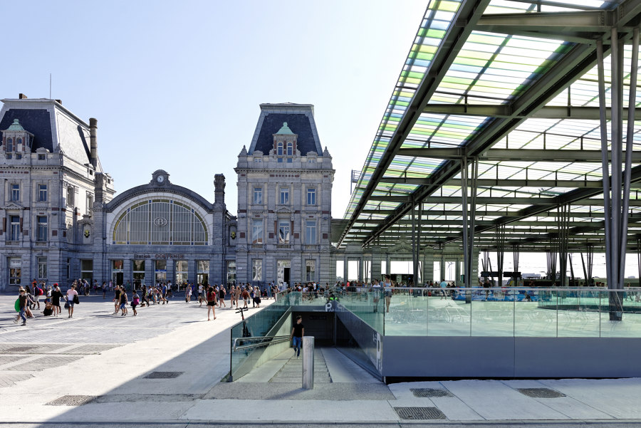 Oostende Station von Dietmar Feichtinger Architectes | Infrastrukturbauten