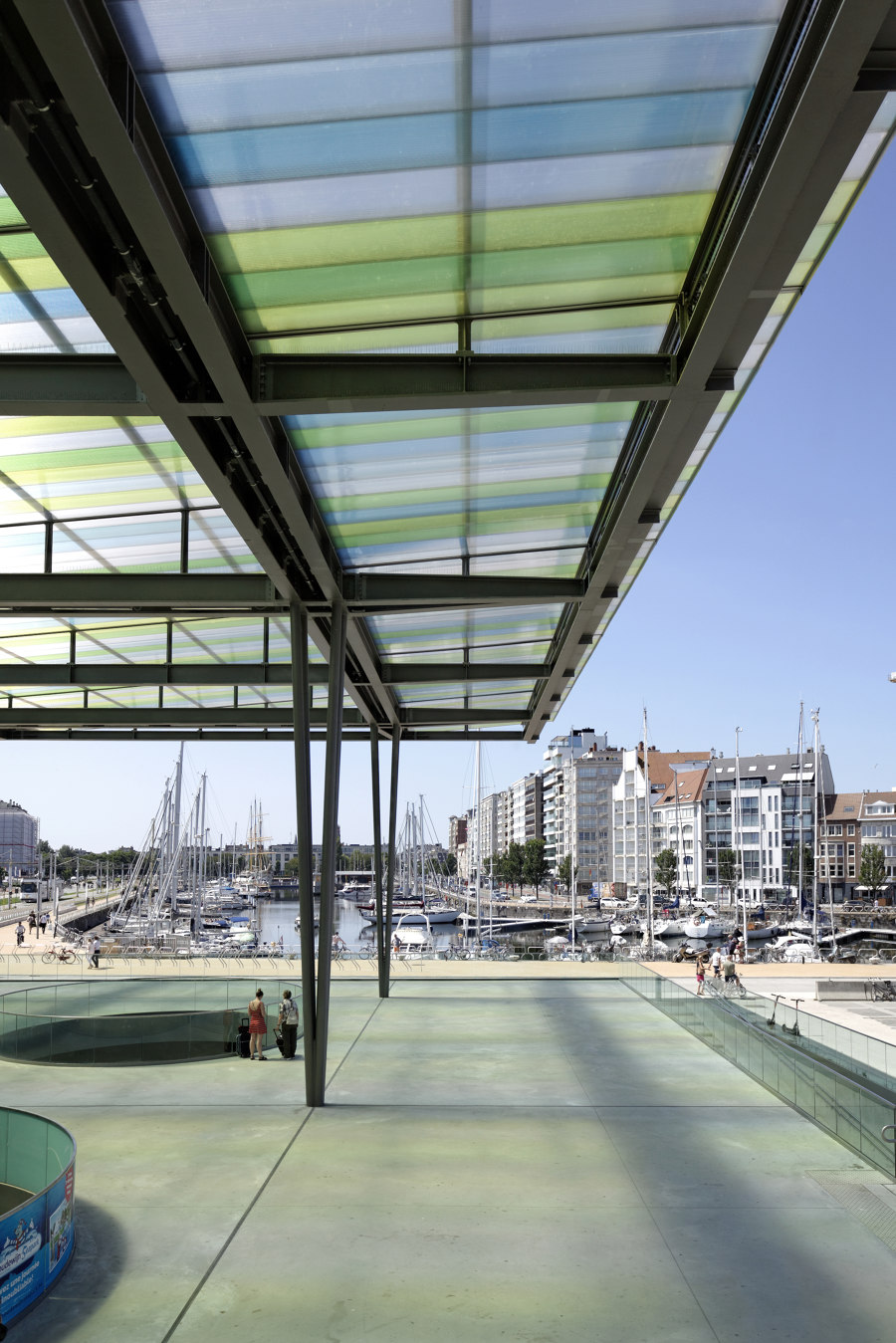 Oostende Station di Dietmar Feichtinger Architectes | Costruzioni infrastrutturali