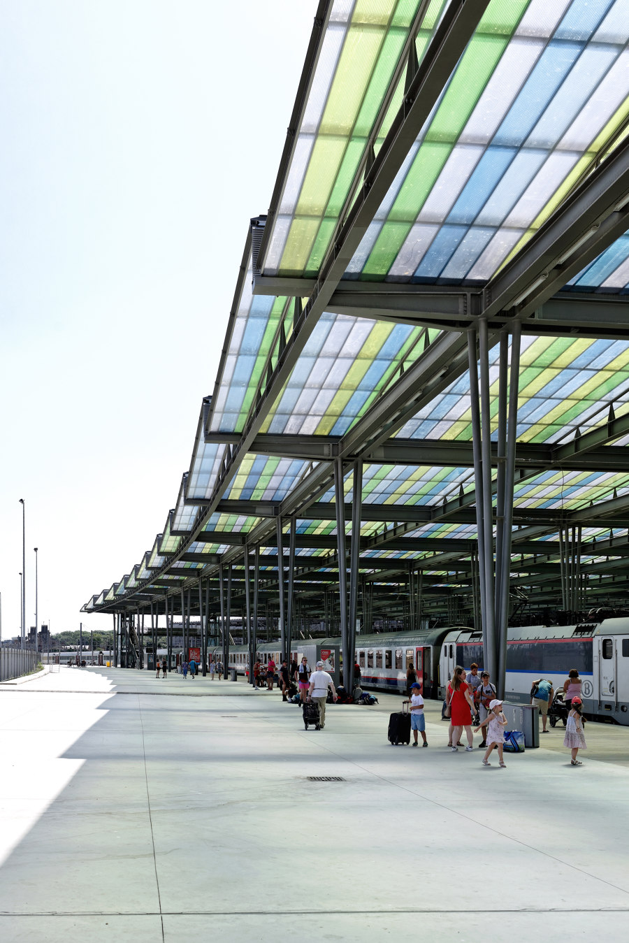 Oostende Station di Dietmar Feichtinger Architectes | Costruzioni infrastrutturali