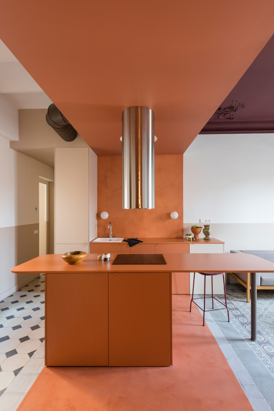 Klinker Apartment von CaSA - Colombo and Serboli Architecture | Wohnräume