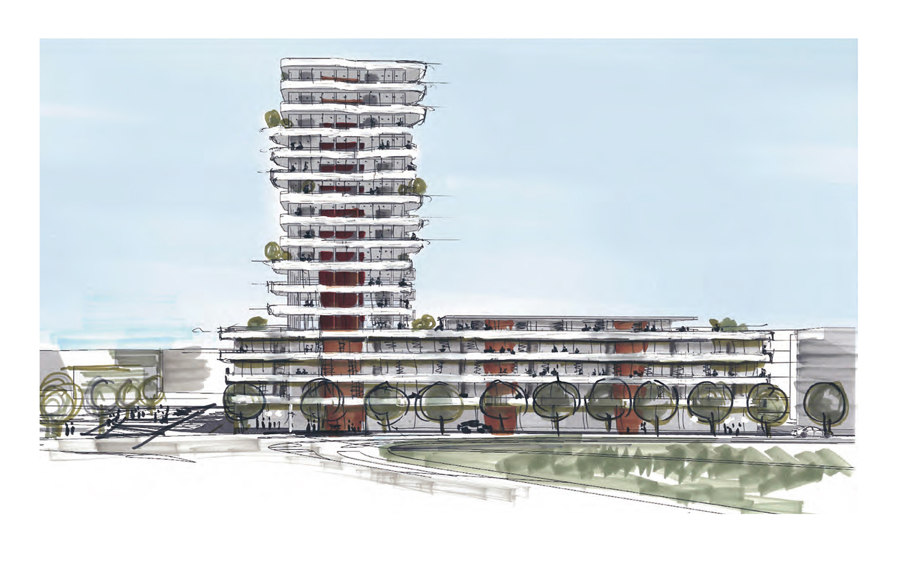 IN-TOWER von ATP architects engineers | Mehrfamilienhäuser