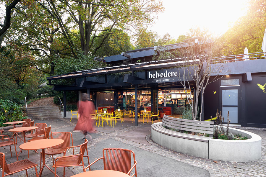Caffè Belvedere by Ippolito Fleitz Group | Café interiors