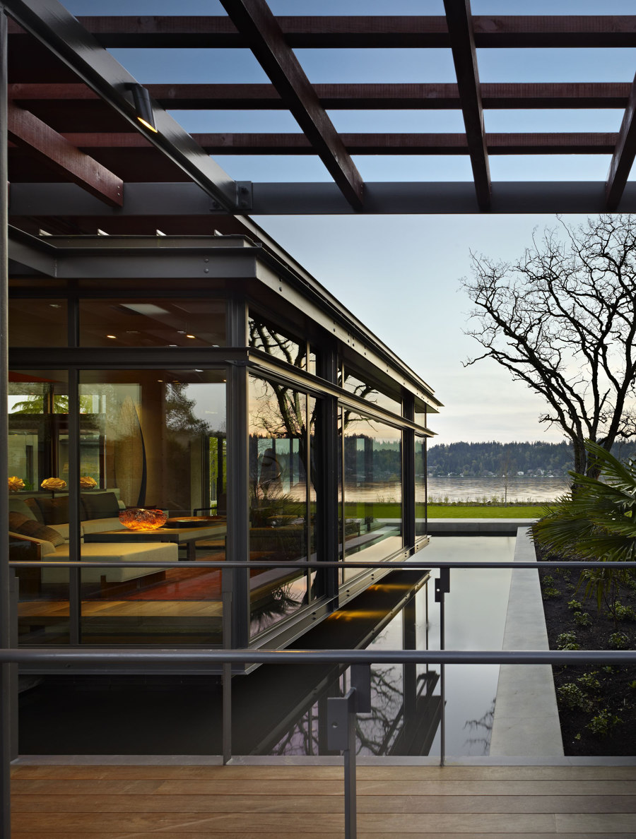 Lake Washington Shores Residence de Garret Cord Werner | Pièces d'habitation
