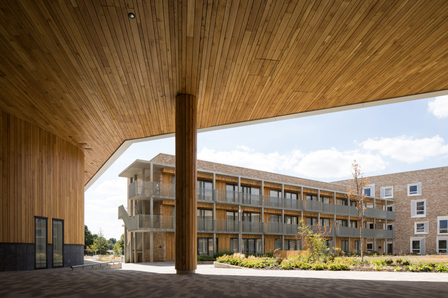 Key Worker Housing University of Cambridge de Mecanoo | Maisons de deux appartements