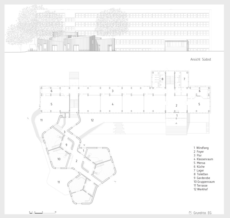 After-School Care Centre Waldorf School de MONO Architekten | Escuelas