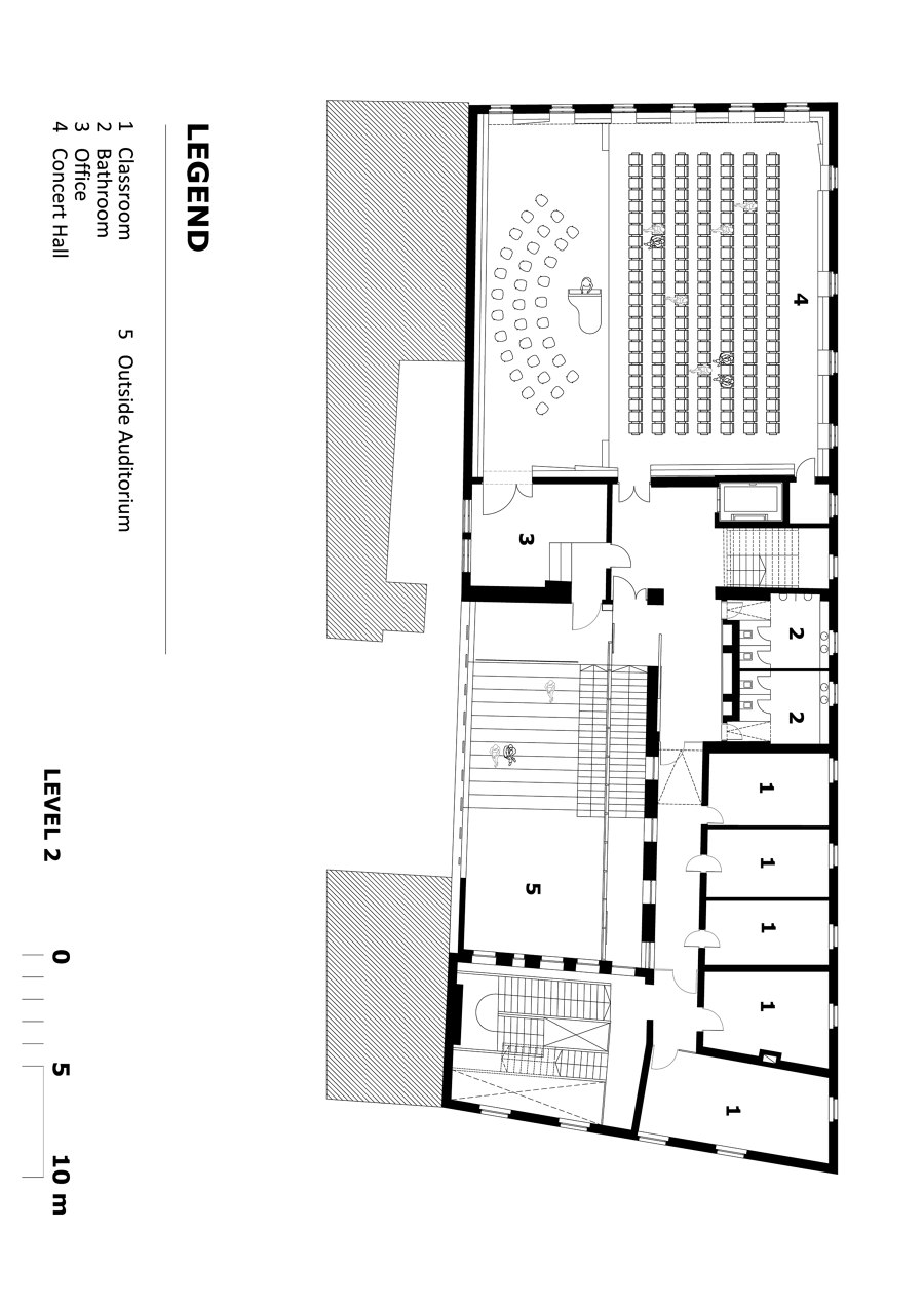 Conservatory for music & ballet de Ofis Arhitekti | Écoles