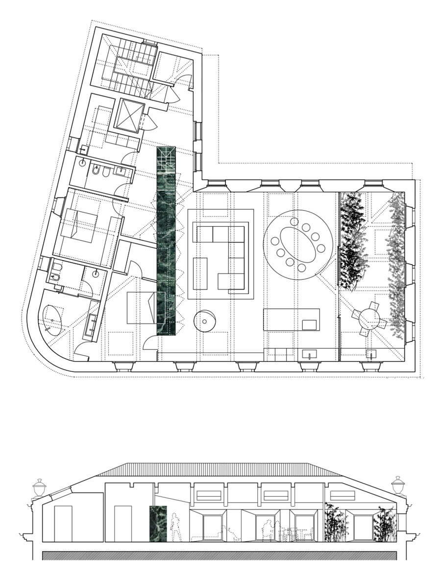 DLN Penthouse de GEZA Gri e Zucchi Architettura | Espacios habitables