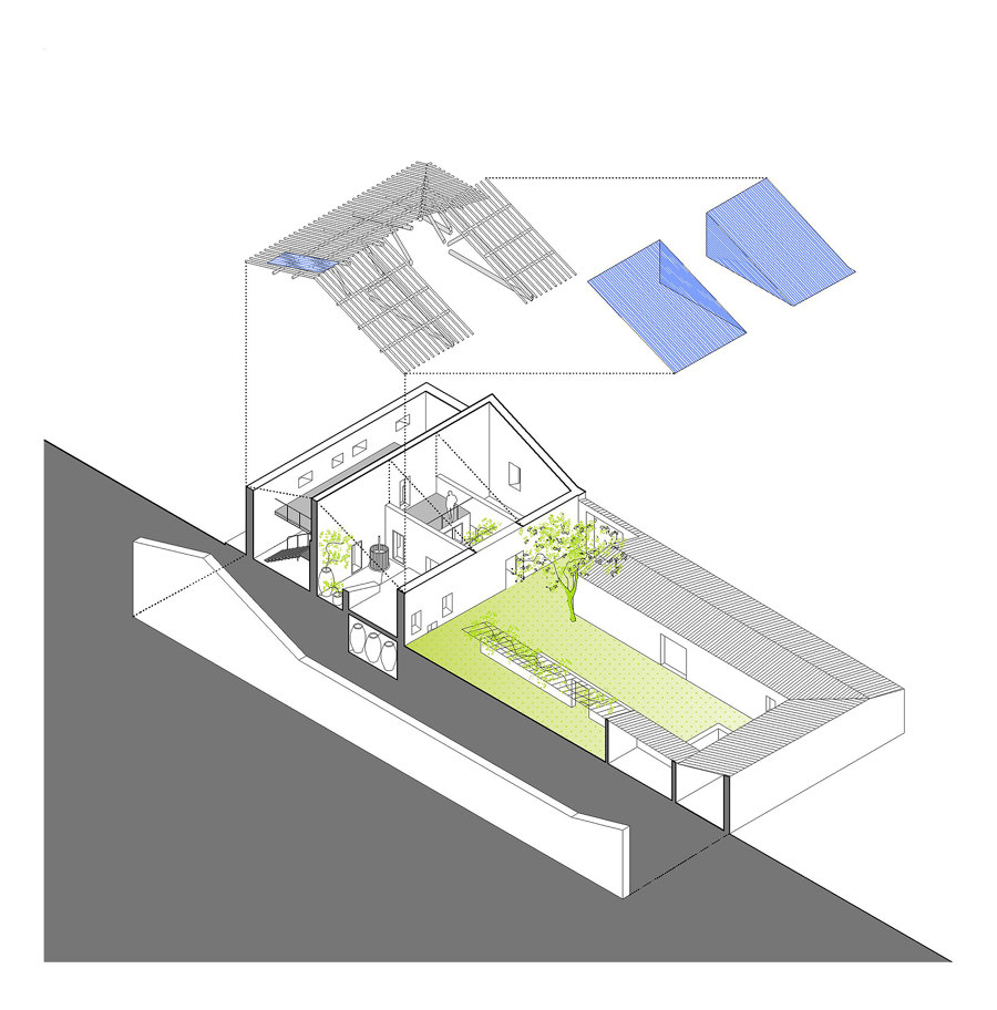Barn conversion von G+F Arquitectos | Wohnräume