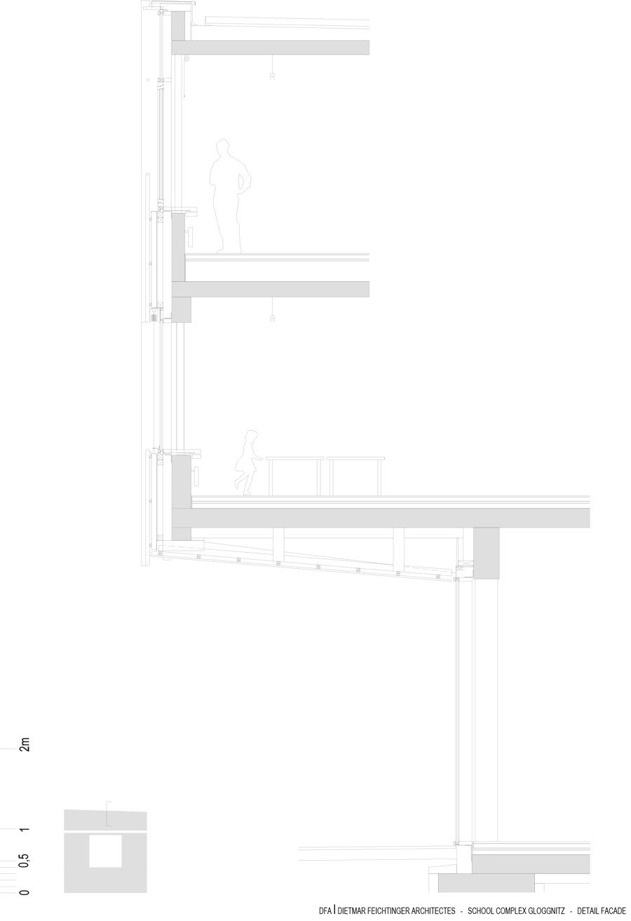 School Complex Gloggnitz de Dietmar Feichtinger Architectes | Escuelas