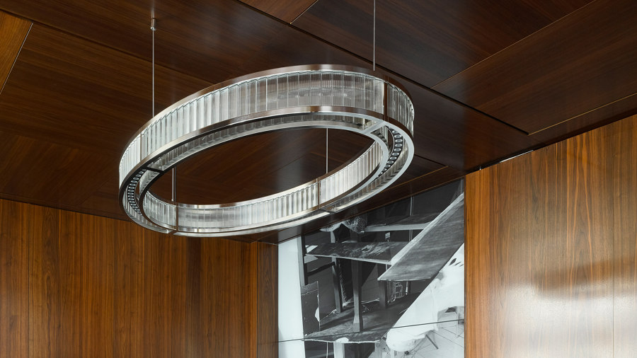 Chandeliers, Entrance and corridor luminaires for Swiss National Bank |  | BURRI