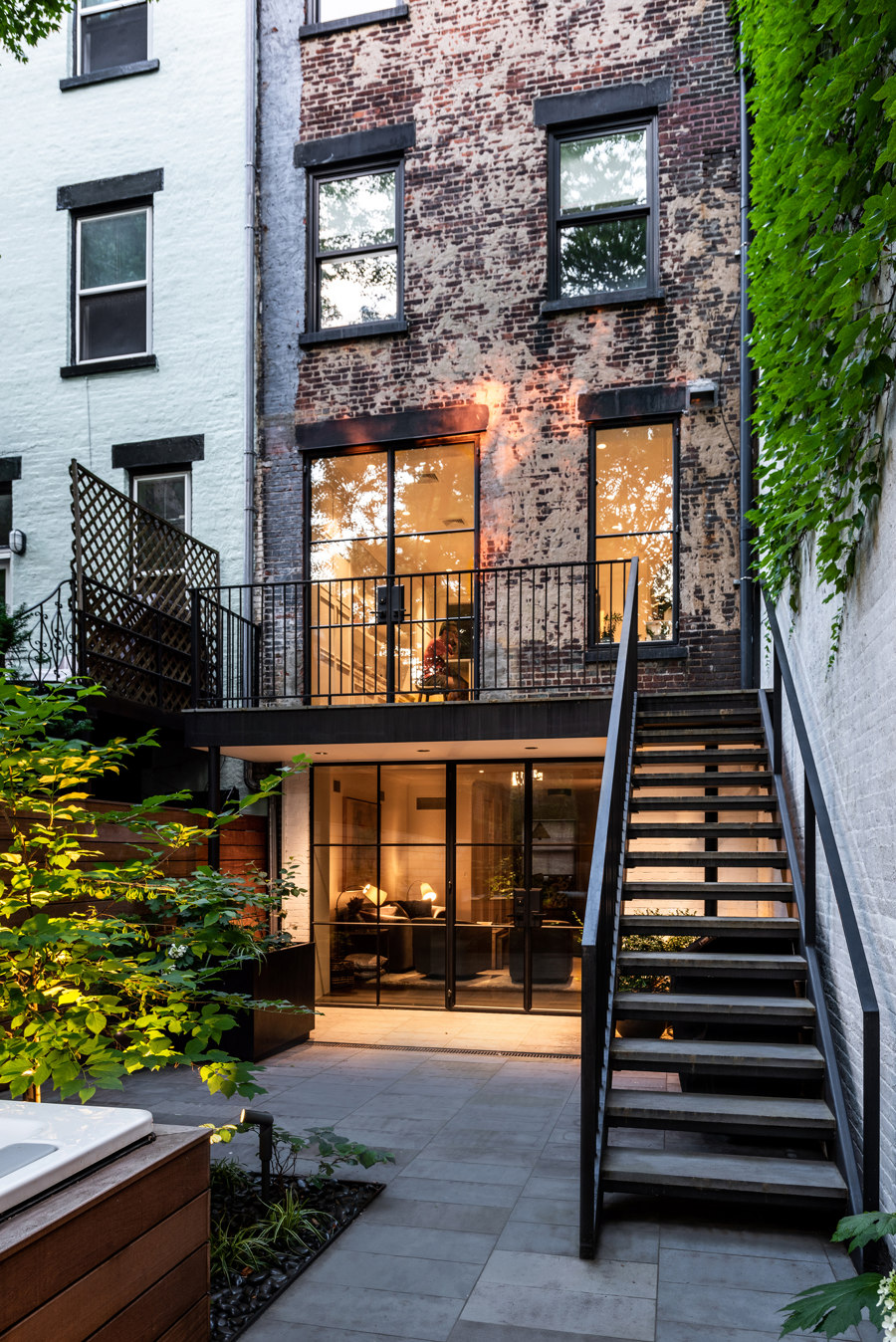 Brooklyn Heights Garden de Worrell Yeung | Maisons de deux appartements