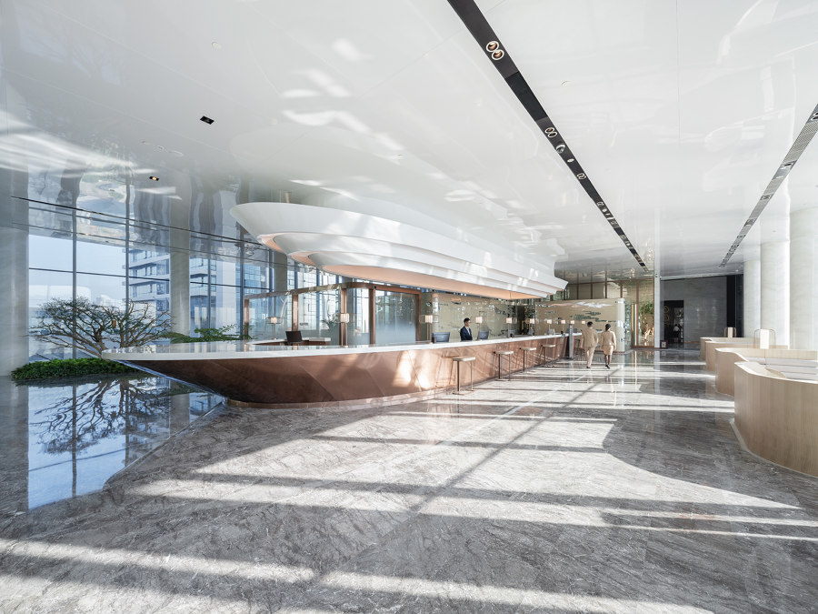 InterContinental Chongqing Raffles City & L42 Residential Clubhouse von CL3 | Hotel-Interieurs