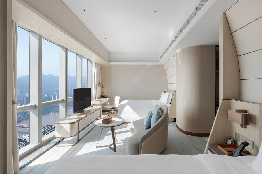 InterContinental Chongqing Raffles City & L42 Residential Clubhouse di CL3 | Alberghi - Interni