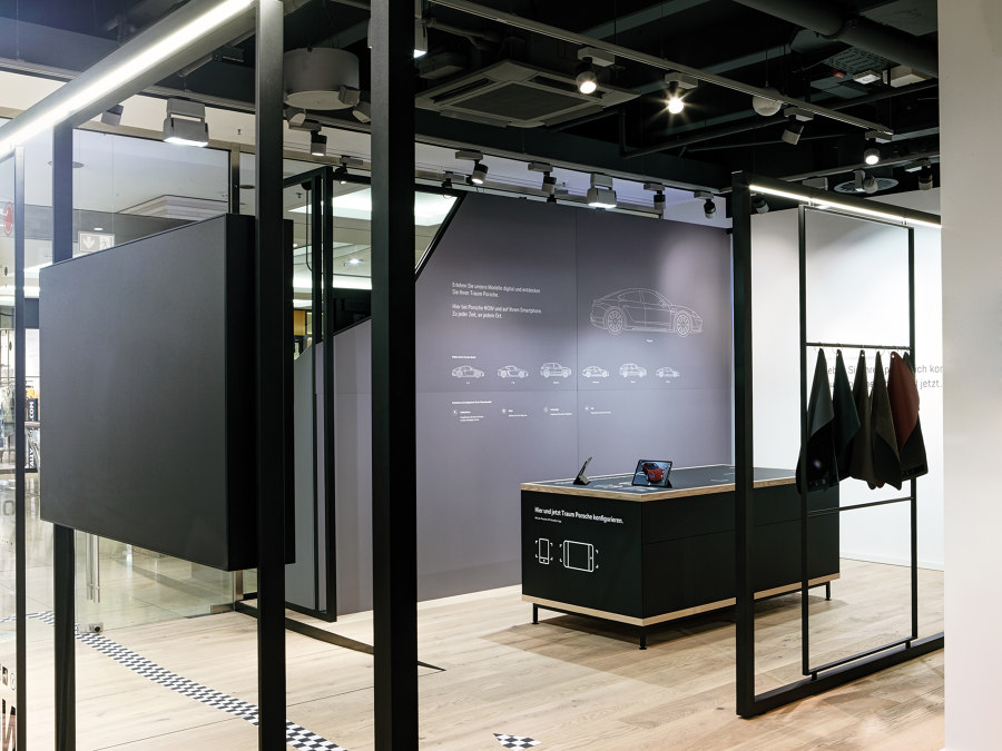 Porsche NOW de Designliga | Intérieurs de magasin