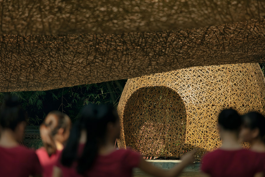 Bamboo Bamboo, Canopy and Pavilions, Impression Sanjie Liu de "llLab." | Monumentos/esculturas/plataformas panorámicas