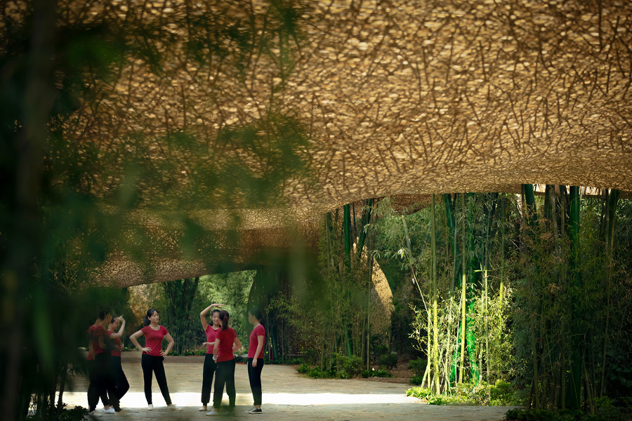 Bamboo Bamboo, Canopy and Pavilions, Impression Sanjie Liu de "llLab." | Monuments / Sculptures / Plateformes panoramiques