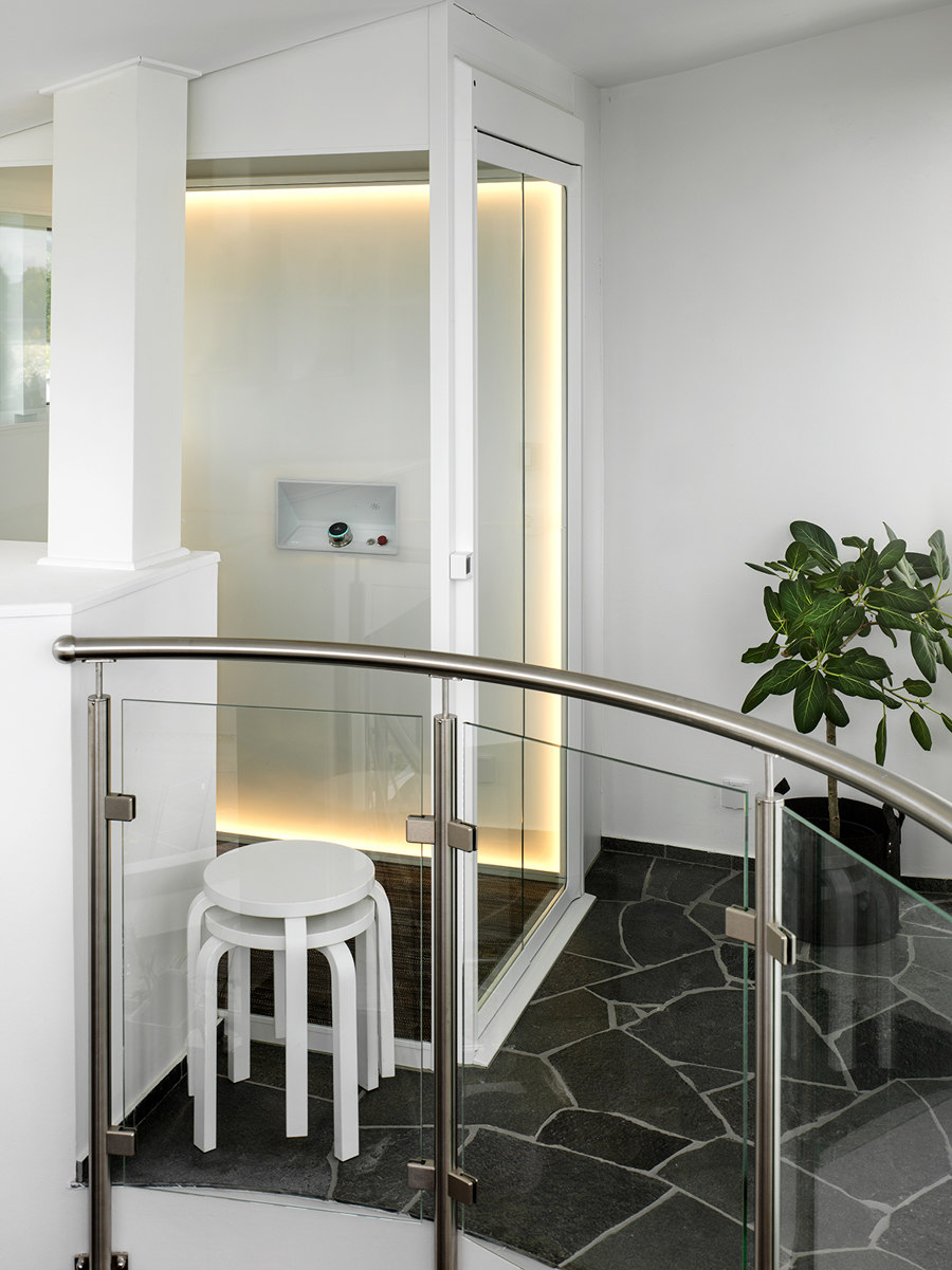 Aritco HomeLift installed in four story villa outside Stockholm, Sweden |  | Aritco Lift