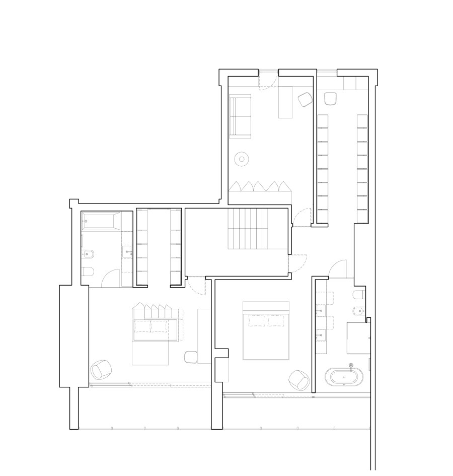 Carat Apartment by Drozdov&Partners | Living space