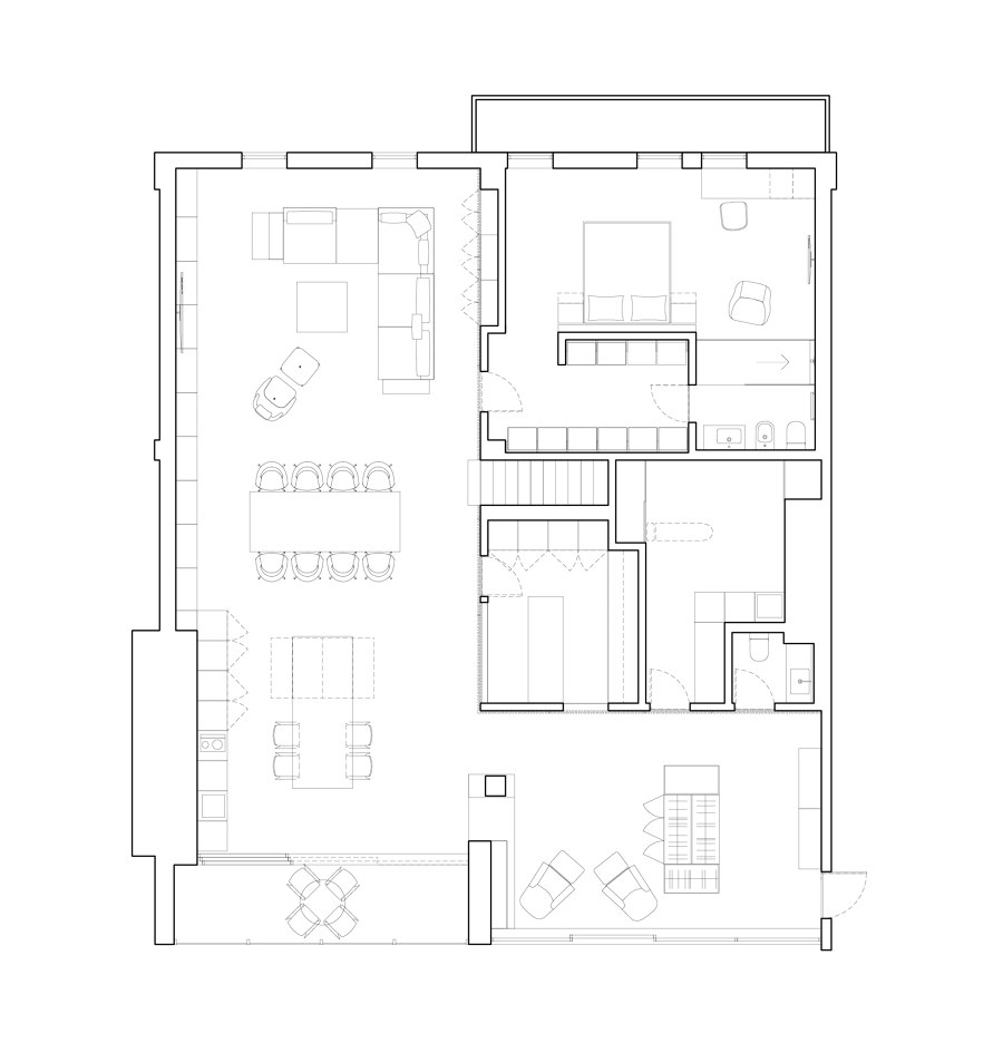 Carat Apartment de Drozdov&Partners | Espacios habitables