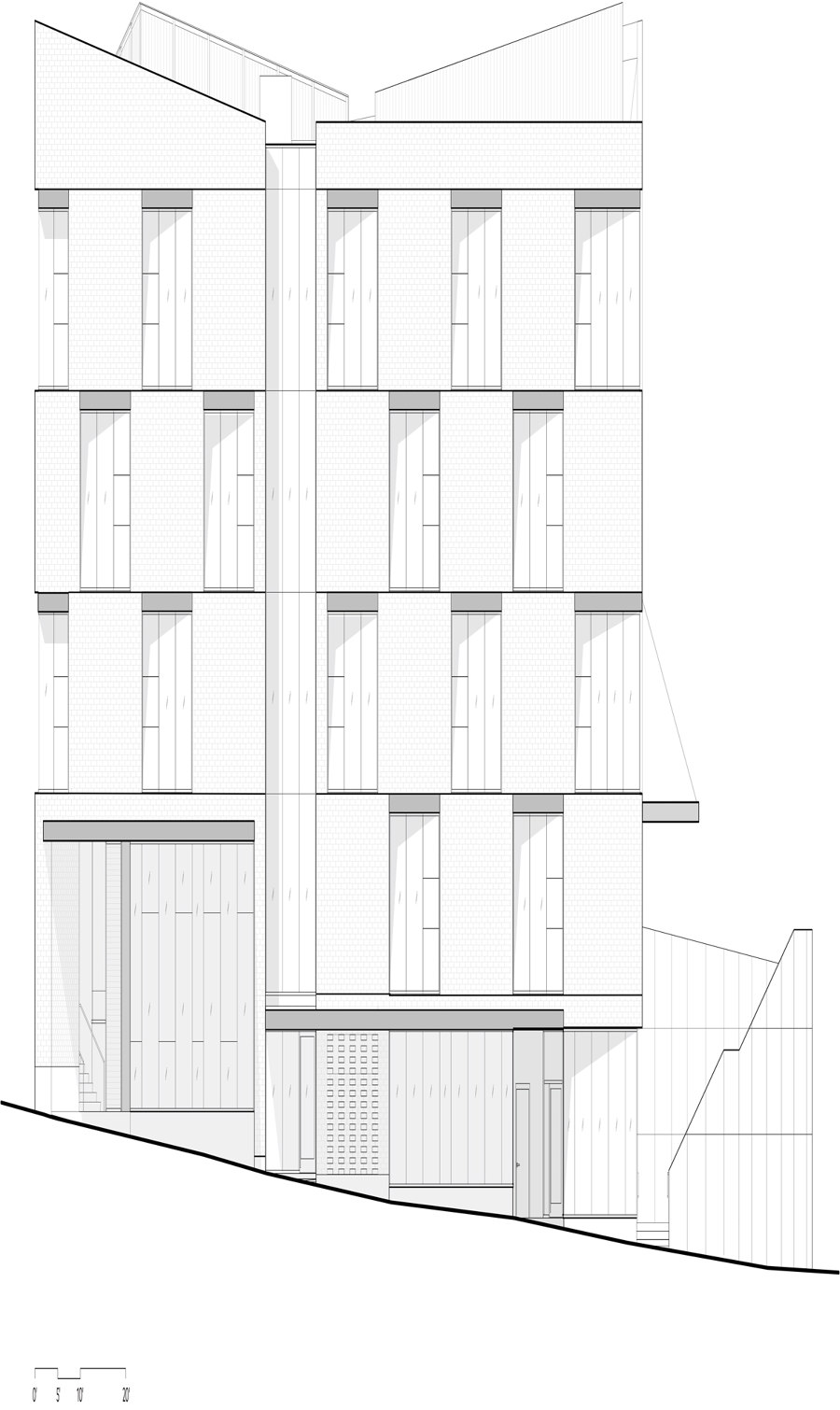 Sideyard de Skylab Architecture | Immeubles de bureaux