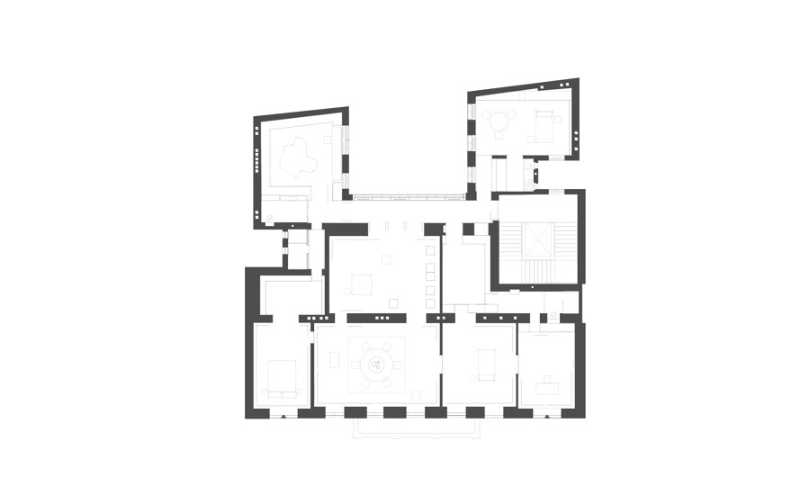 Apartment H. di BEHF Architects | Locali abitativi